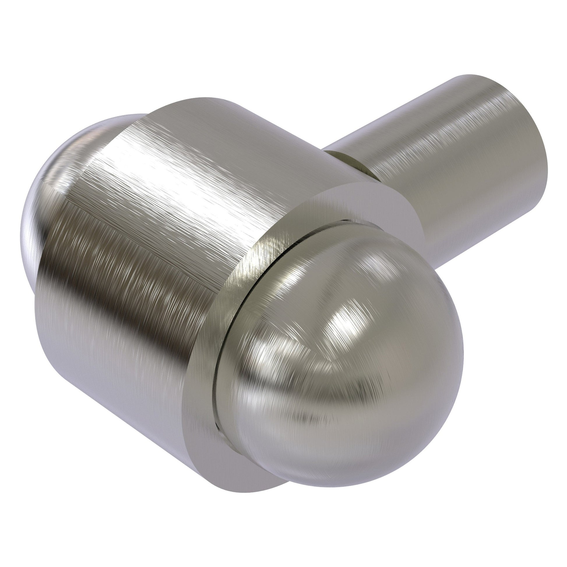 Allied Brass P-10 1.5" x 1.5" Satin Nickel Solid Brass Cabinet Knob