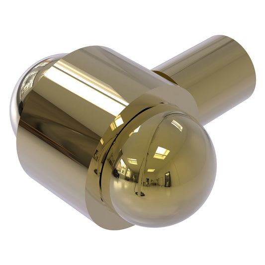 Allied Brass P-10 1.5" x 1.5" Unlacquered Brass Solid Brass Cabinet Knob