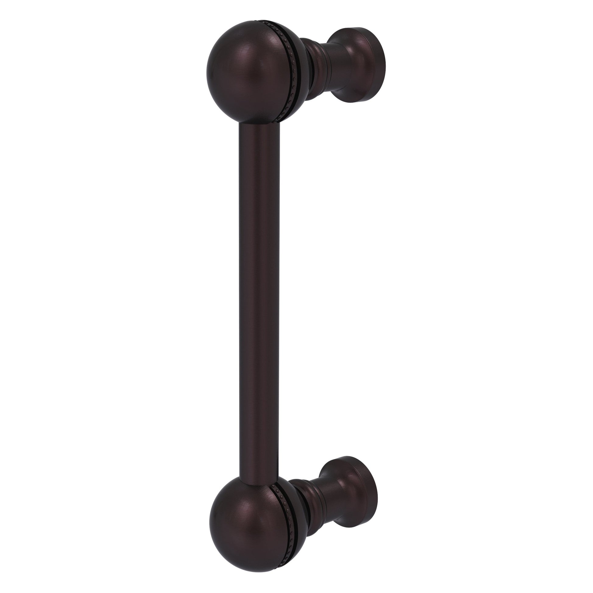 Allied Brass P-1/3 3" x 1" Antique Bronze Solid Brass Beaded Cabinet Pull