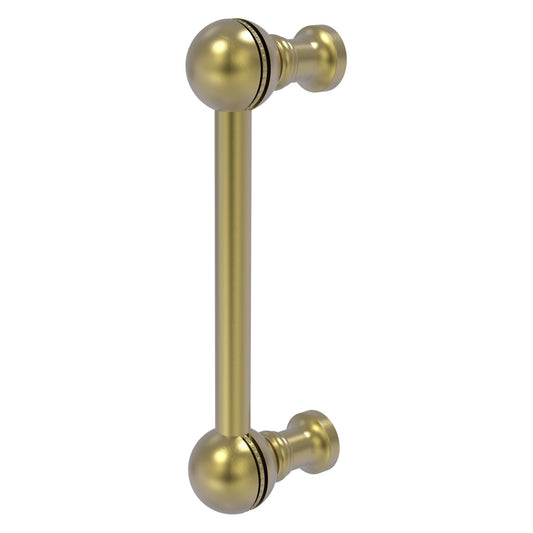 Allied Brass P-1/3 3" x 1" Satin Brass Solid Brass Beaded Cabinet Pull