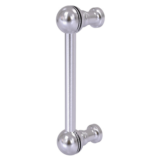 Allied Brass P-1/3 3" x 1" Satin Chrome Solid Brass Beaded Cabinet Pull