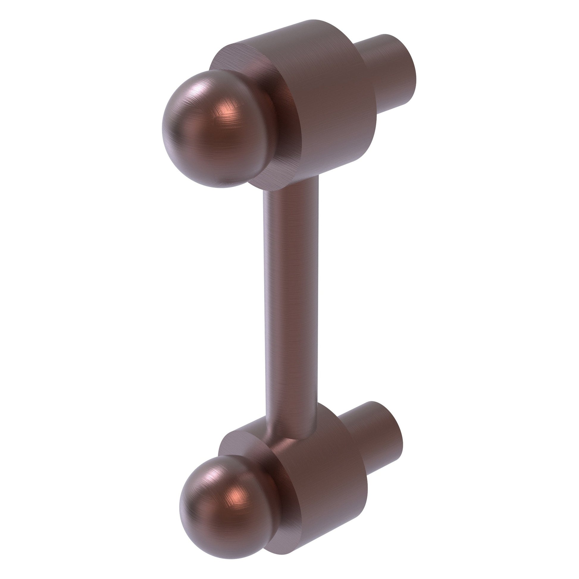Allied Brass P-20 3" x 1" Antique Copper Solid Brass Cabinet Pull