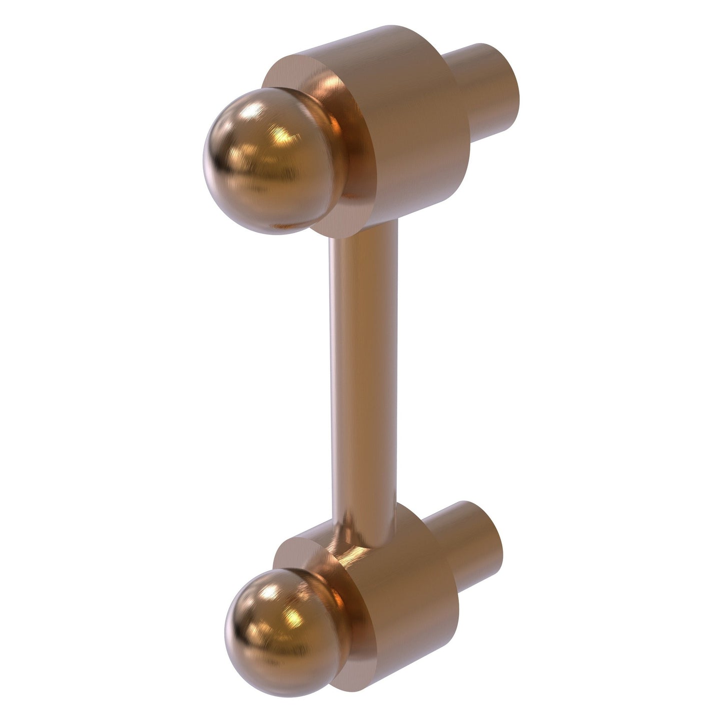 Allied Brass P-20 3" x 1" Brushed Bronze Solid Brass Cabinet Pull