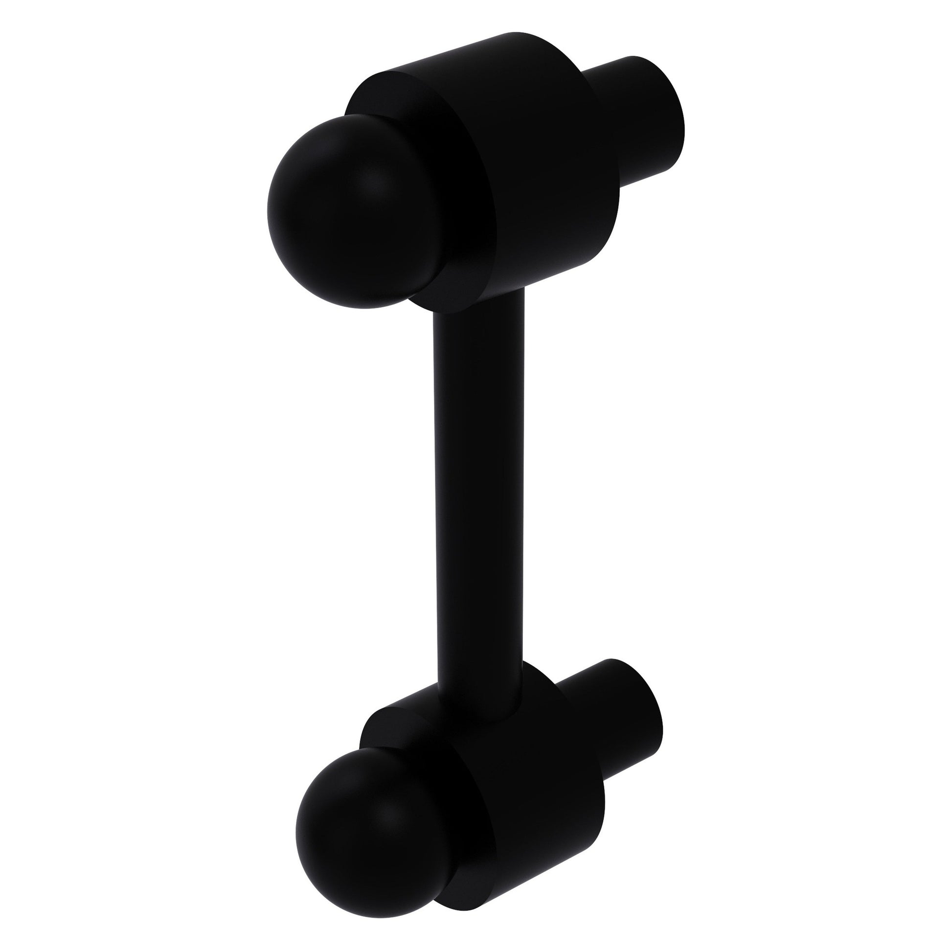 Allied Brass P-20 3" x 1" Matte Black Solid Brass Cabinet Pull