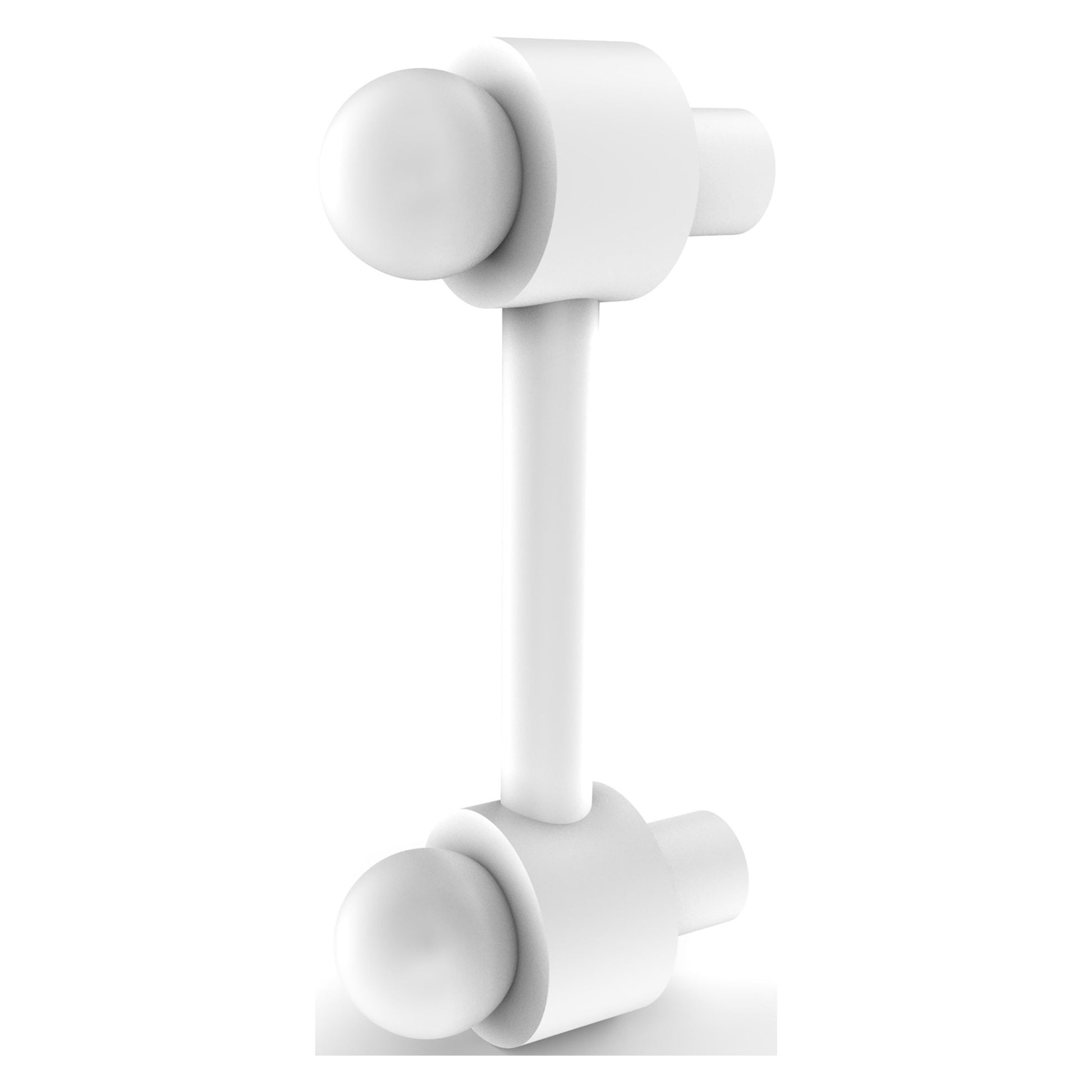 Allied Brass P-20 3" x 1" Matte White Solid Brass Cabinet Pull
