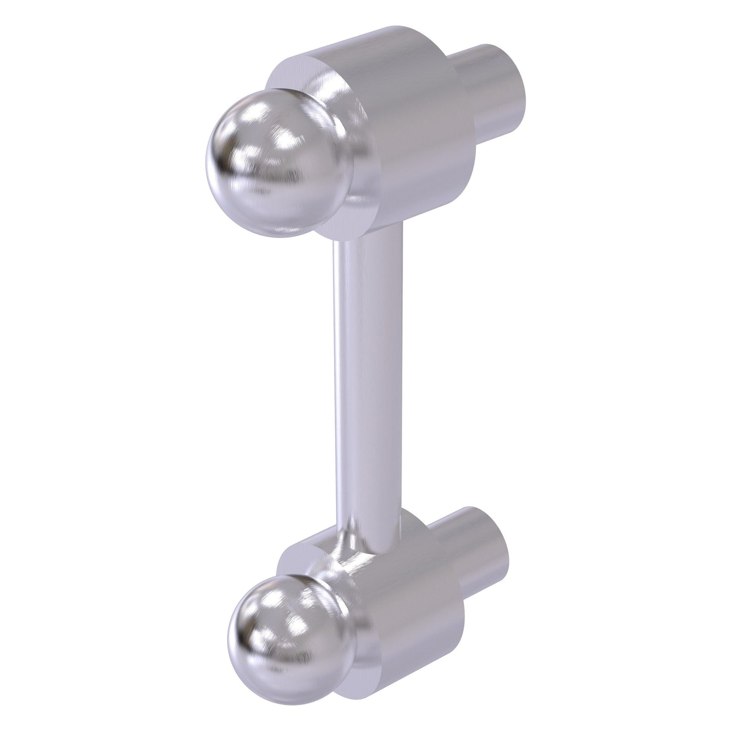 Allied Brass P-20 3" x 1" Satin Chrome Solid Brass Cabinet Pull