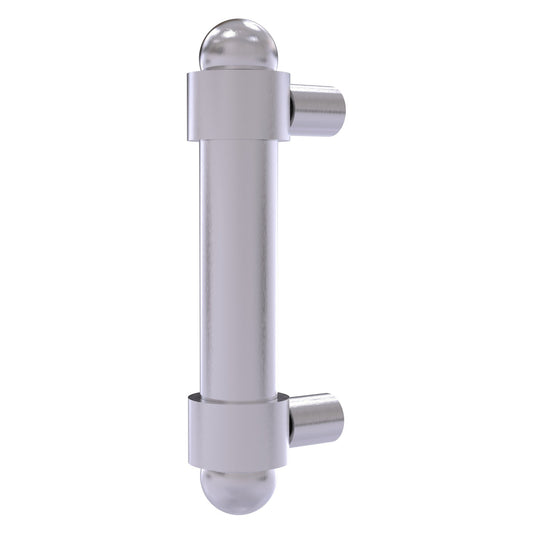 Allied Brass P-30 3" x 1" Satin Chrome Solid Brass Cabinet Pull
