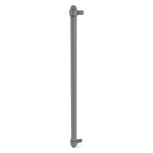 Allied Brass P-30-RP 18" x 1" Matte Gray Solid Brass Refrigerator Pull