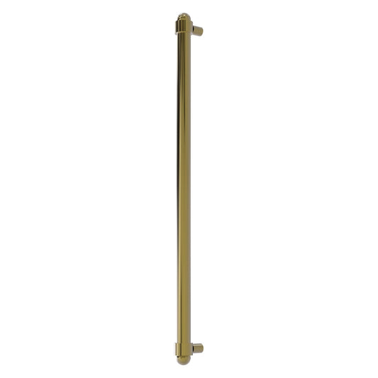 Allied Brass P-30-RP 18" x 1" Unlacquered Brass Solid Brass Refrigerator Pull