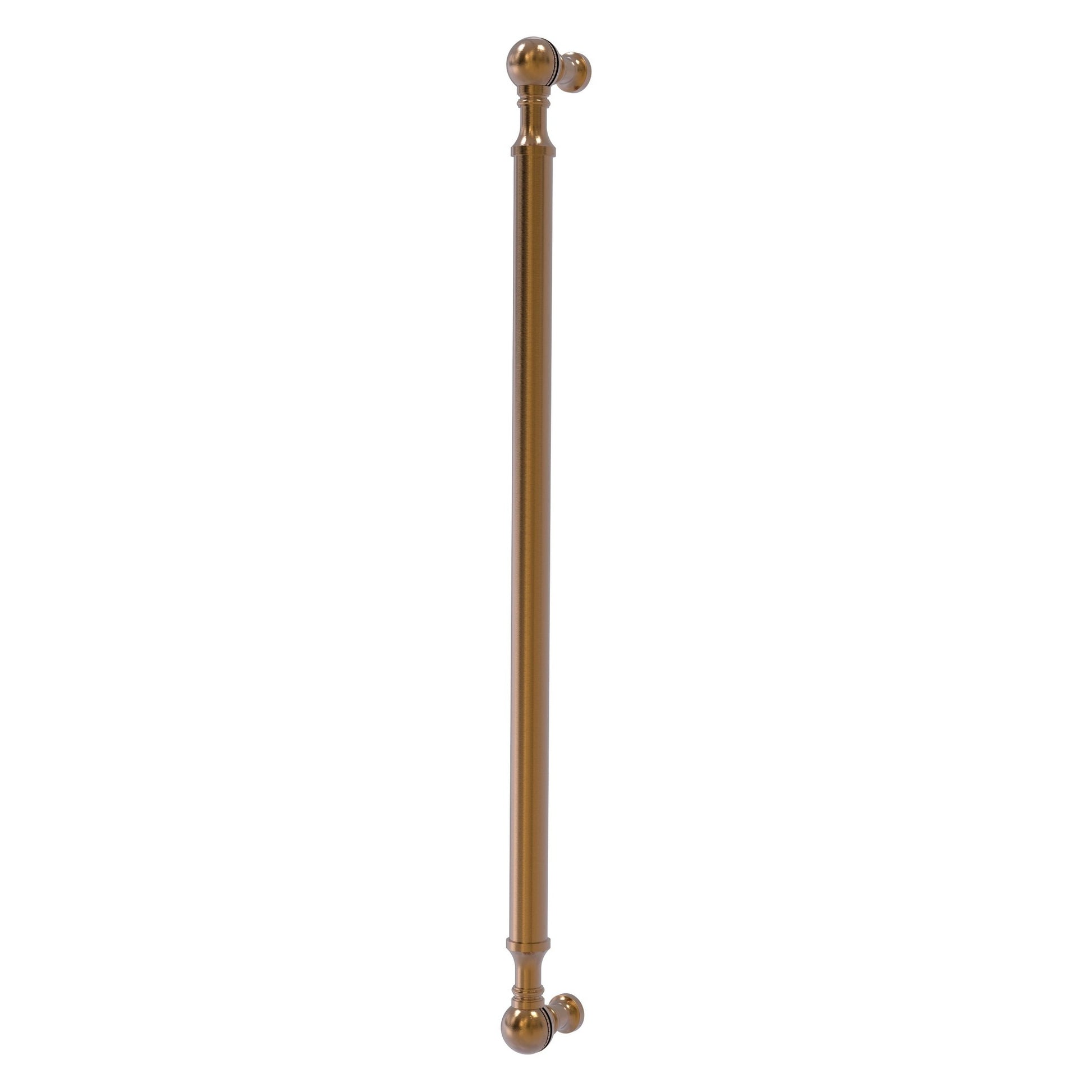 Allied Brass P-3/18 18" x 1" Brushed Bronze Solid Brass Beaded Refrigerator Pull
