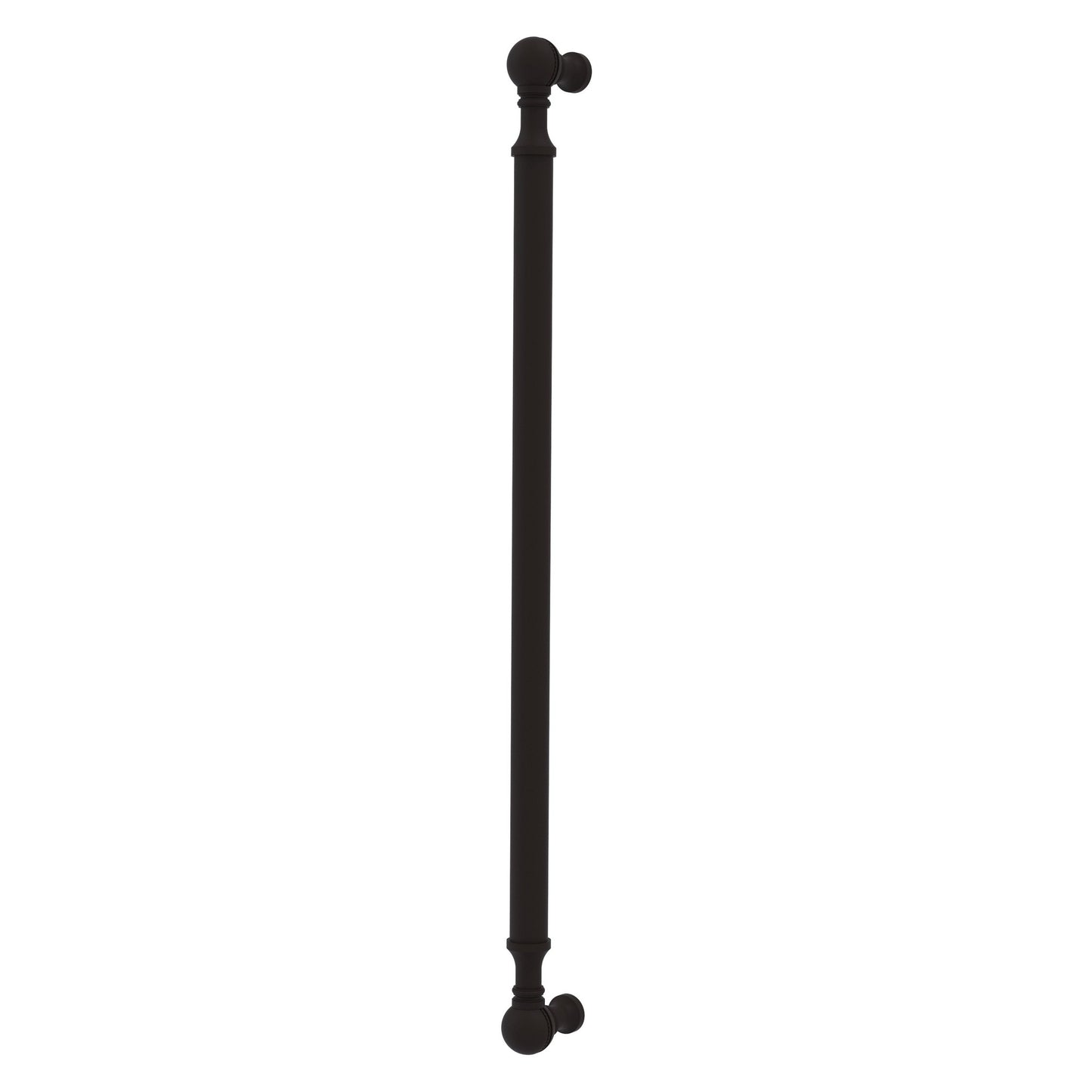 Allied Brass P-3/18 18" x 1" Oil Rubbed Bronze Solid Brass Beaded Refrigerator Pull