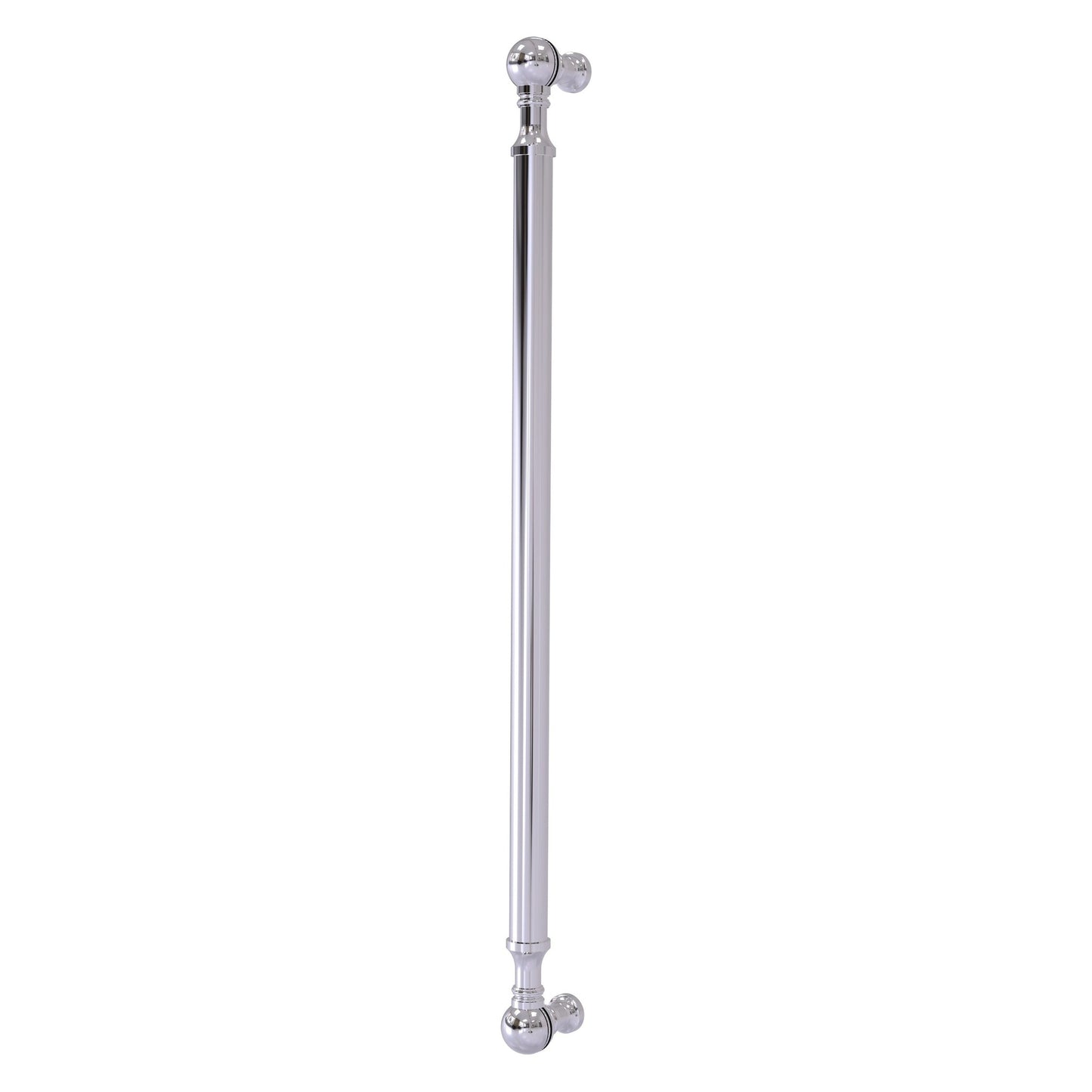 Allied Brass P-3/18 18" x 1" Polished Chrome Solid Brass Beaded Refrigerator Pull
