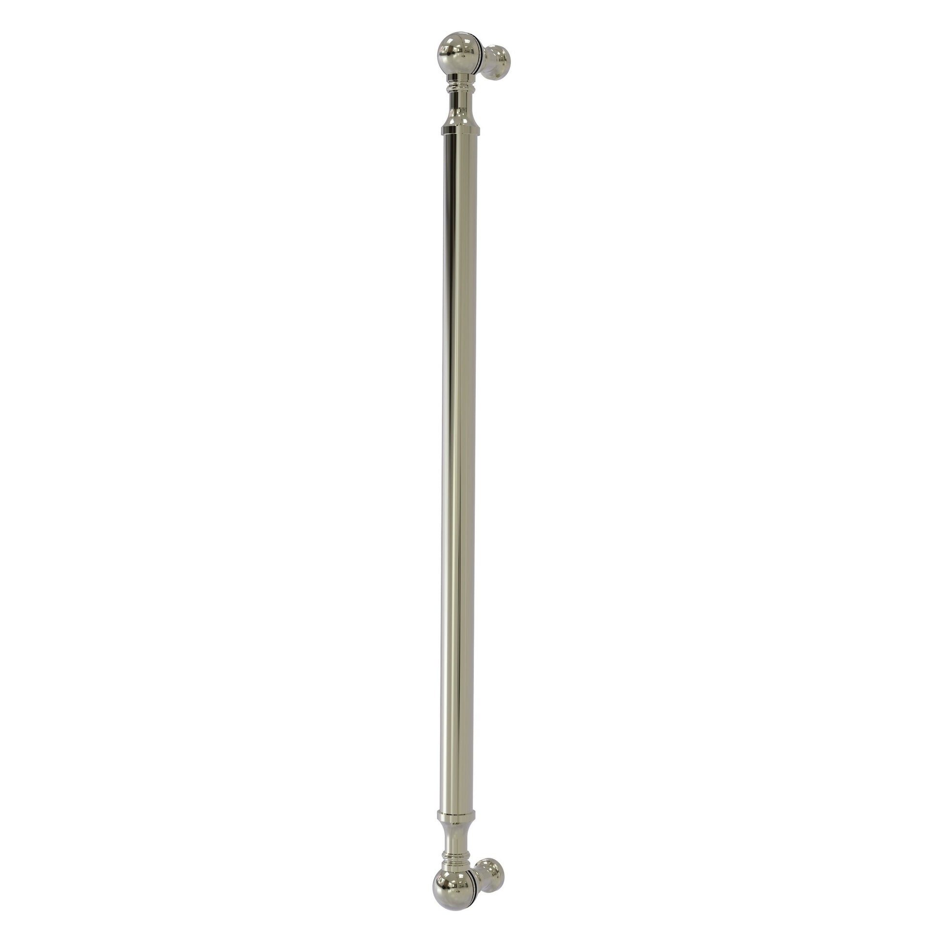 Allied Brass P-3/18 18" x 1" Polished Nickel Solid Brass Beaded Refrigerator Pull