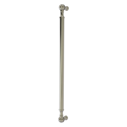 Allied Brass P-3/18 18" x 1" Polished Nickel Solid Brass Beaded Refrigerator Pull