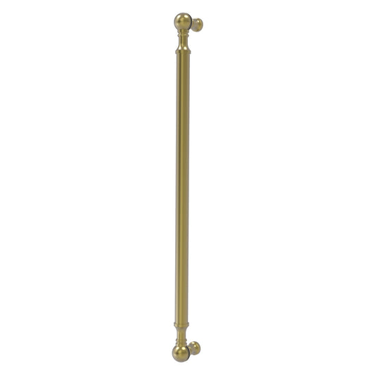 Allied Brass P-3/18 18" x 1" Satin Brass Solid Brass Beaded Refrigerator Pull