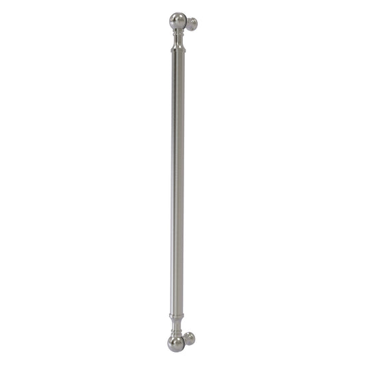 Allied Brass P-3/18 18" x 1" Satin Nickel Solid Brass Beaded Refrigerator Pull