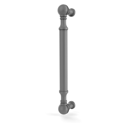 Allied Brass P-3/3 3" x 1" Matte Gray Solid Brass Beaded Cabinet Pull