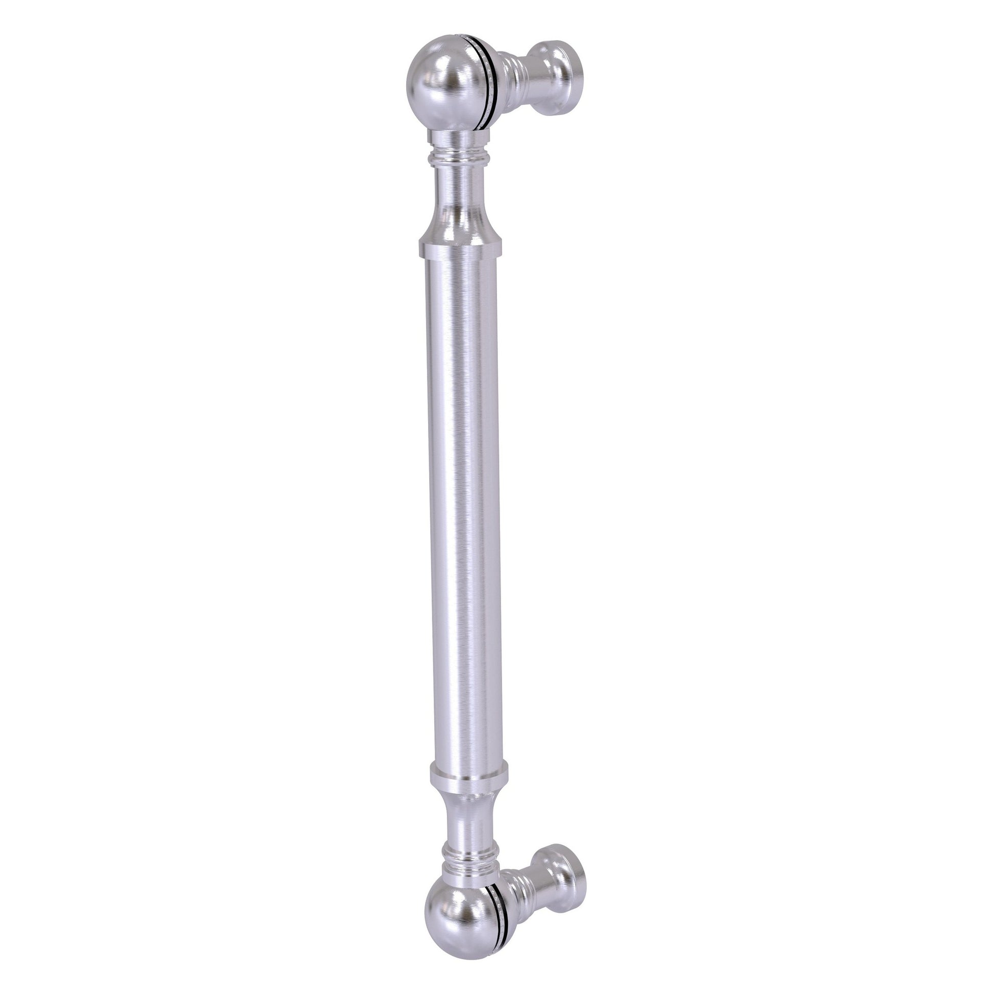 Allied Brass P-3/3 3" x 1" Satin Chrome Solid Brass Beaded Cabinet Pull