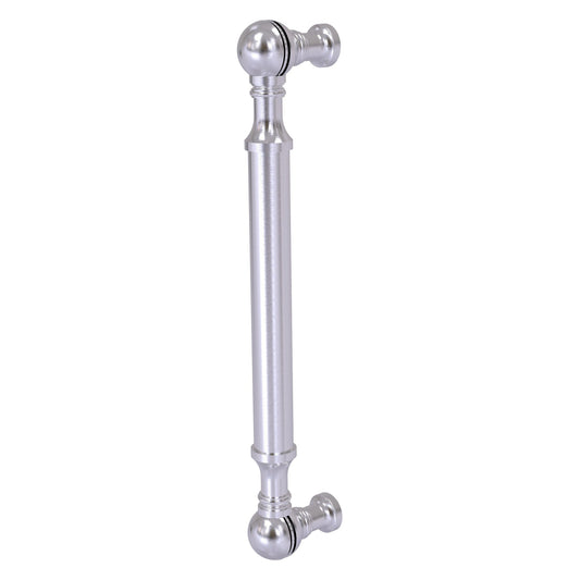 Allied Brass P-3/3 3" x 1" Satin Chrome Solid Brass Beaded Cabinet Pull