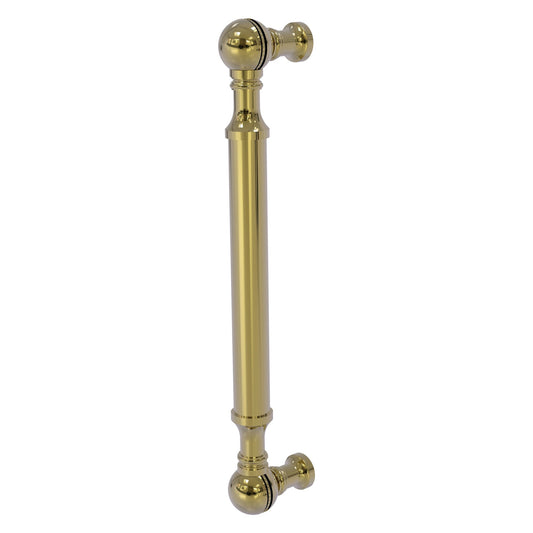 Allied Brass P-3/3 3" x 1" Unlacquered Brass Solid Brass Beaded Cabinet Pull