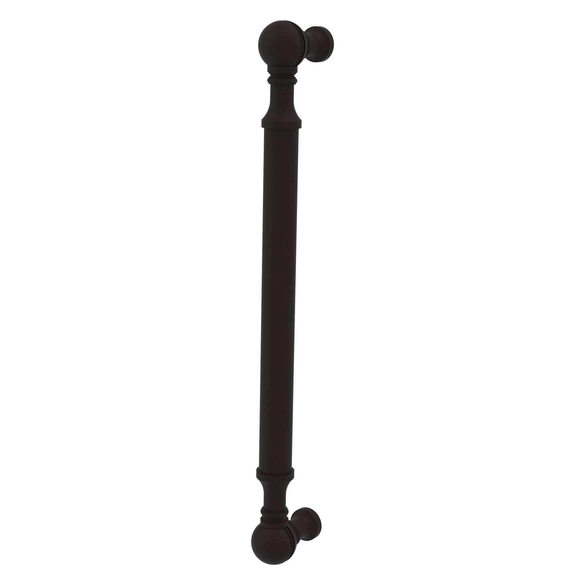 Allied Brass P-3/8 8" x 1" Oil Rubbed Bronze Solid Brass Beaded Door Pull