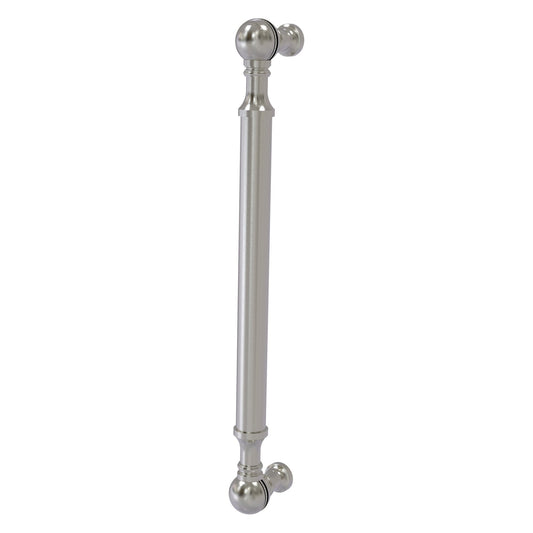 Allied Brass P-3/8 8" x 1" Satin Nickel Solid Brass Beaded Door Pull