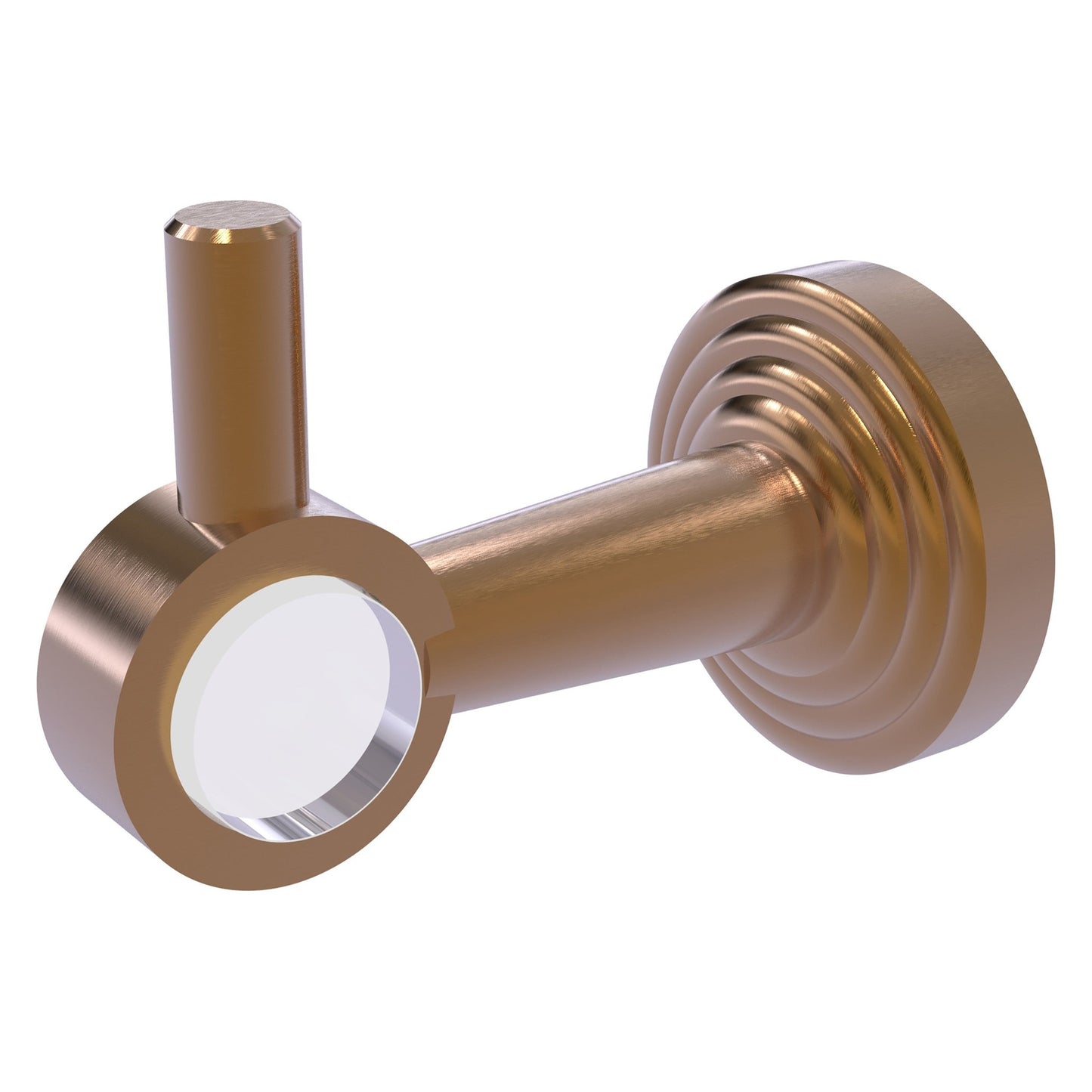 Allied Brass Pacific Beach 2.24" x 3.98" Brushed Bronze Solid Brass Robe Hook