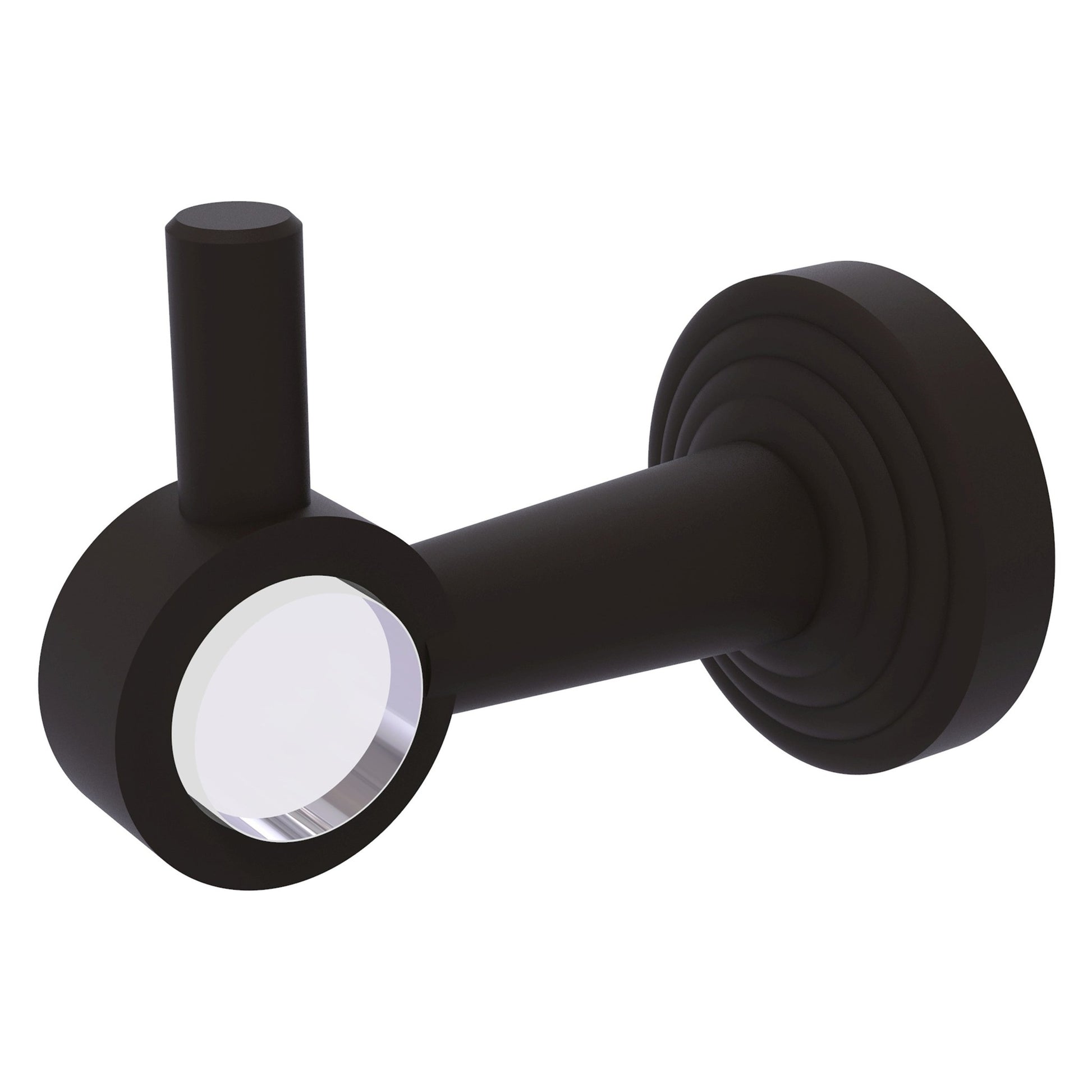 Allied Brass Pacific Beach 2.24" x 3.98" Oil Rubbed Bronze Solid Brass Robe Hook