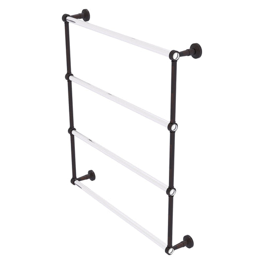 Allied Brass Pacific Beach 32.6" x 5" Venetian Bronze Solid Brass 4-Tier Ladder Towel Bar