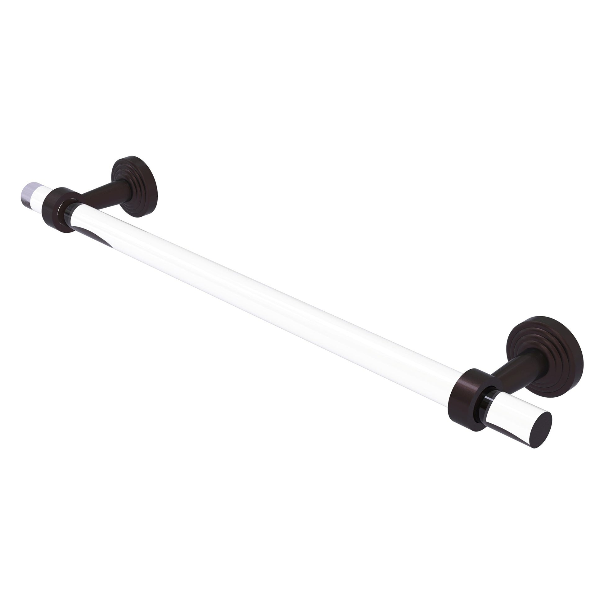 Allied Brass Pacific Beach 34" x 2.2" Antique Bronze Solid Brass Towel Bar