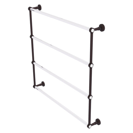 Allied Brass Pacific Beach 38.6" x 5" Antique Bronze Solid Brass 4-Tier Ladder Towel Bar