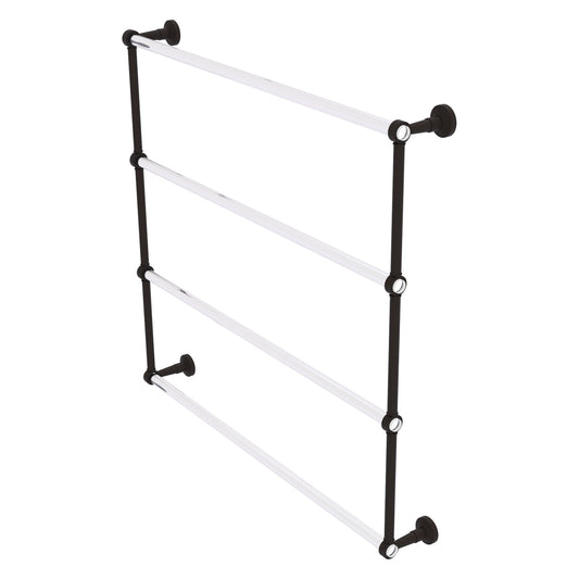 Allied Brass Pacific Beach 38.6" x 5" Oil Rubbed Bronze Solid Brass 4-Tier Ladder Towel Bar