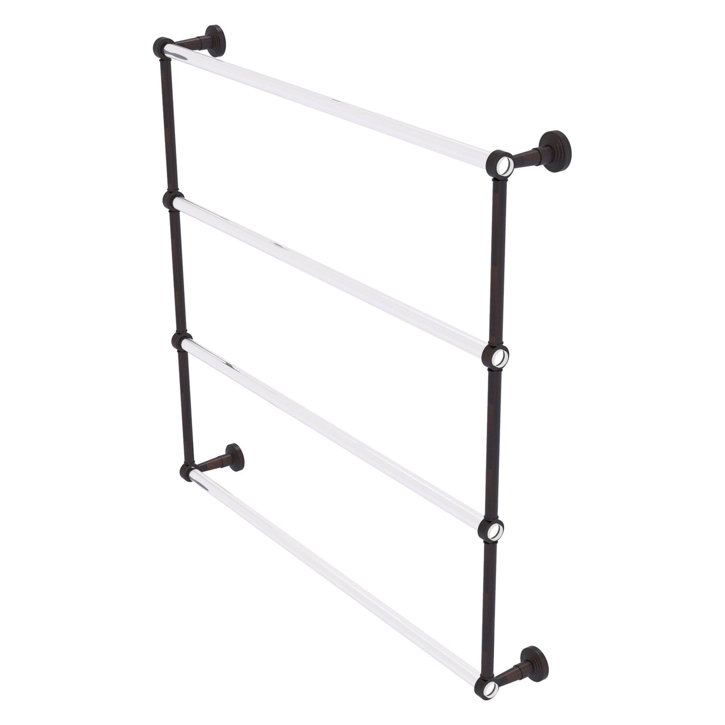 Allied Brass Pacific Beach 38.6" x 5" Venetian Bronze Solid Brass 4-Tier Ladder Towel Bar