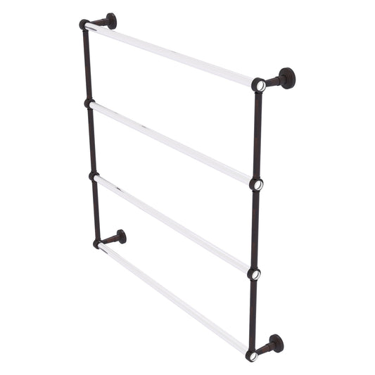 Allied Brass Pacific Beach 38.6" x 5" Venetian Bronze Solid Brass 4-Tier Ladder Towel Bar