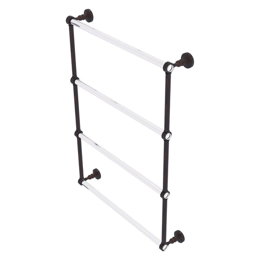 Allied Brass Pacific Grove 26.2" x 4.7" Venetian Bronze Solid Brass 4-Tier Ladder Towel Bar