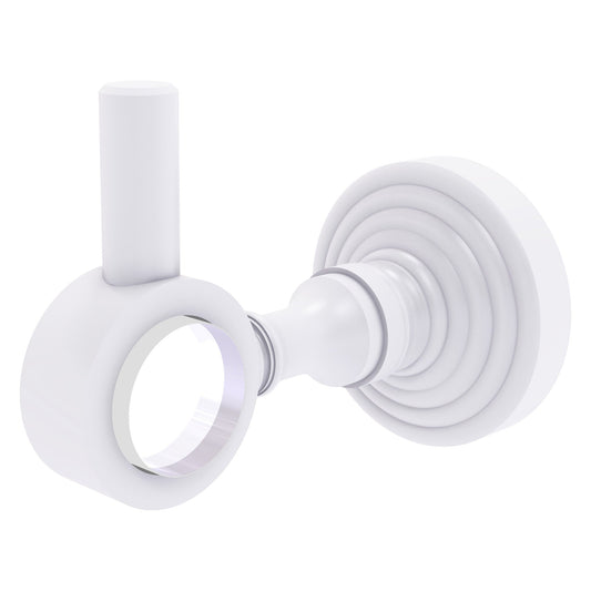 Allied Brass Pacific Grove 2.24" x 3.98" Matte White Solid Brass Robe Hook