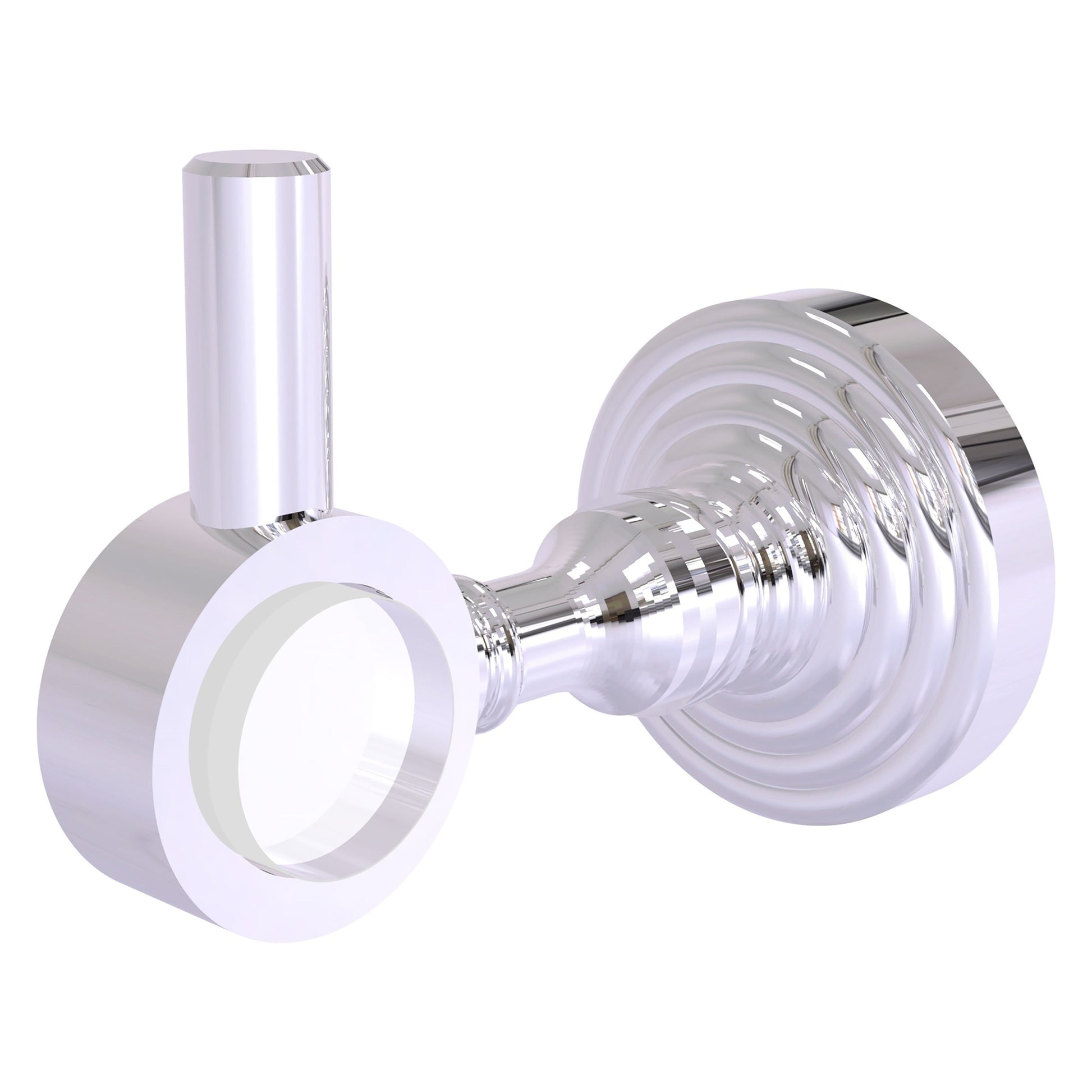 Allied Brass Pacific Grove 2.24" x 3.98" Polished Chrome Solid Brass Robe Hook