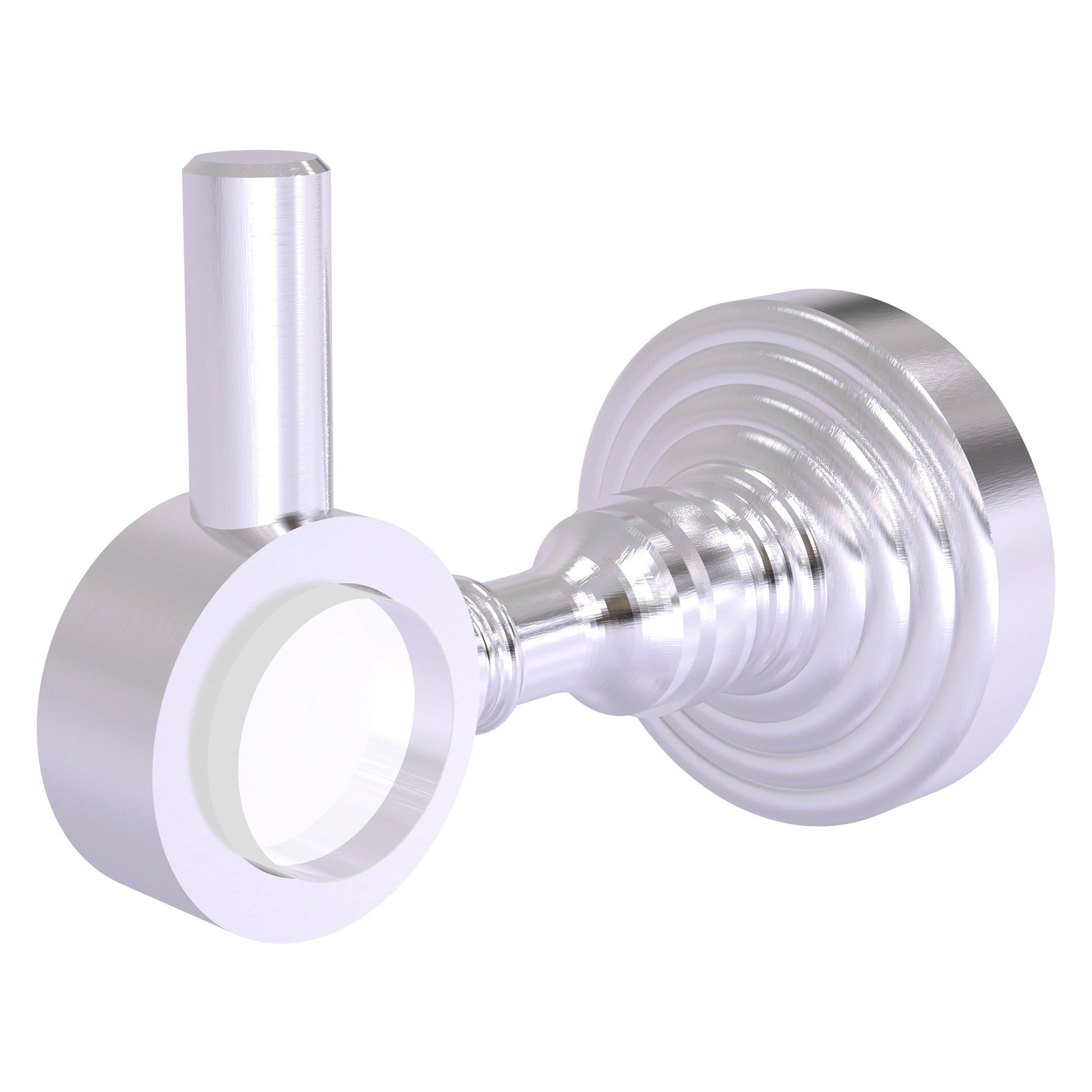 Allied Brass Pacific Grove 2.24" x 3.98" Satin Chrome Solid Brass Robe Hook