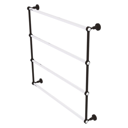 Allied Brass Pacific Grove 38.2" x 4.7" Oil Rubbed Bronze Solid Brass 4-Tier Ladder Towel Bar
