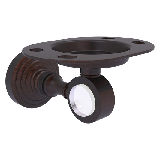 Allied Brass Pacific Grove 4.3" x 2.8" Venetian Bronze Solid Brass Tumbler and Toothbrush Holder