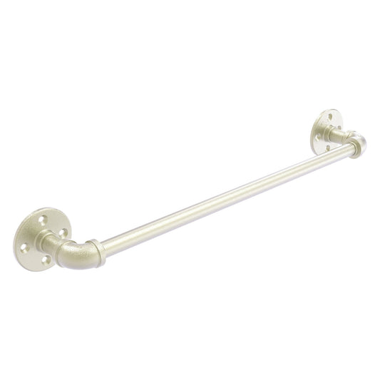 Allied Brass Pipeline 36" x 3.3" Satin Nickel Solid Brass Towel Bar
