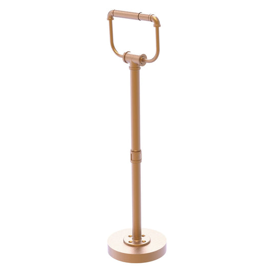 Allied Brass Pipeline 7" x 6" Brushed Bronze Solid Brass Free Standing Toilet Tissue Stand