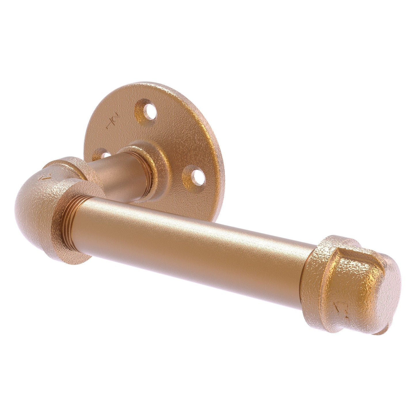 Allied Brass Pipeline 8" x 4.1" Brushed Bronze Solid Brass European Style Toilet Tissue Holder