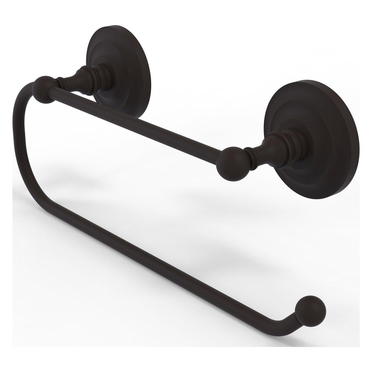 Allied Brass Prestige Que New 15" x 3.5" Oil Rubbed Bronze Solid Brass Wall-Mounted Paper Towel Holder