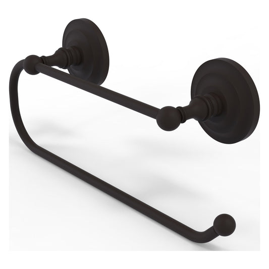 Allied Brass Prestige Que New 15" x 3.5" Oil Rubbed Bronze Solid Brass Wall-Mounted Paper Towel Holder