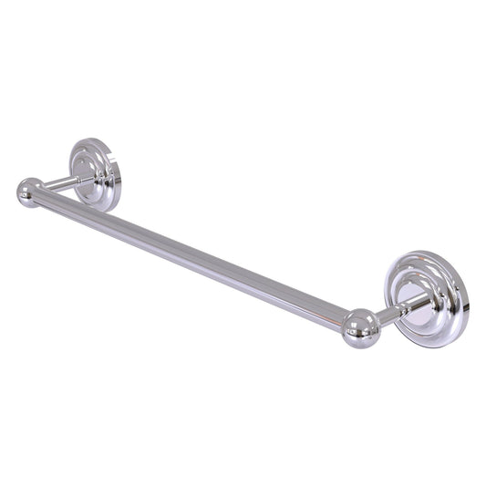 Allied Brass Prestige Que New 24" x 27" Polished Chrome Solid Brass 24-Inch Towel Bar