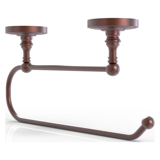 Allied Brass Prestige Regal 15" x 2.5" Antique Copper Solid Brass Under Cabinet Paper Towel Holder