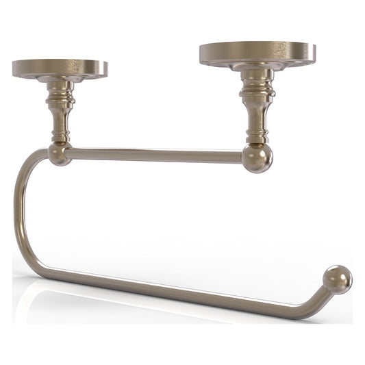 Allied Brass Prestige Regal 15" x 2.5" Antique Pewter Solid Brass Under Cabinet Paper Towel Holder