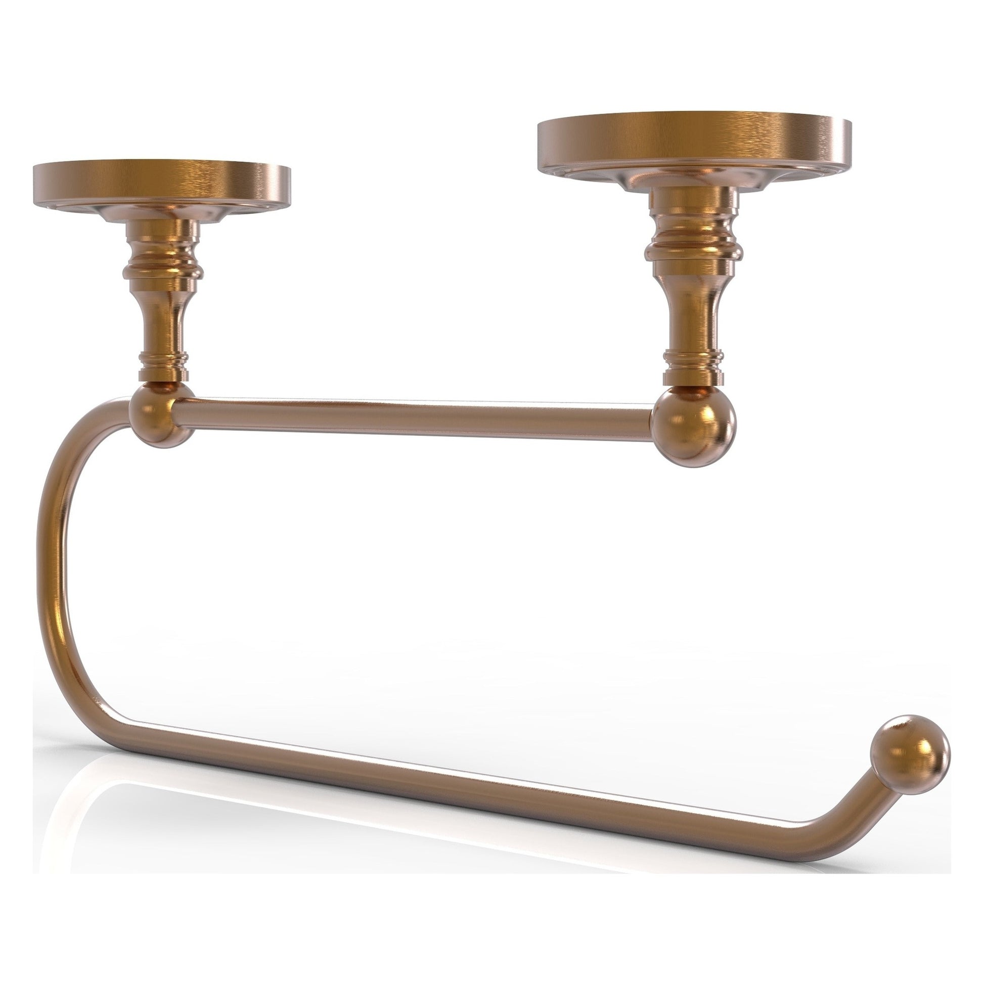 Allied Brass Prestige Regal 15" x 2.5" Brushed Bronze Solid Brass Under Cabinet Paper Towel Holder