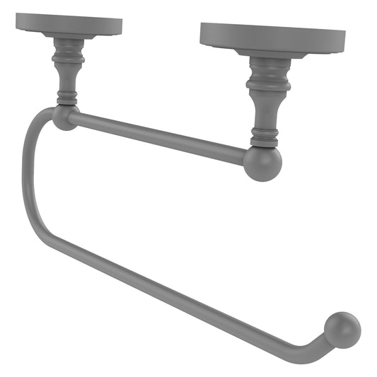 Allied Brass Prestige Regal 15" x 2.5" Matte Gray Solid Brass Under Cabinet Paper Towel Holder